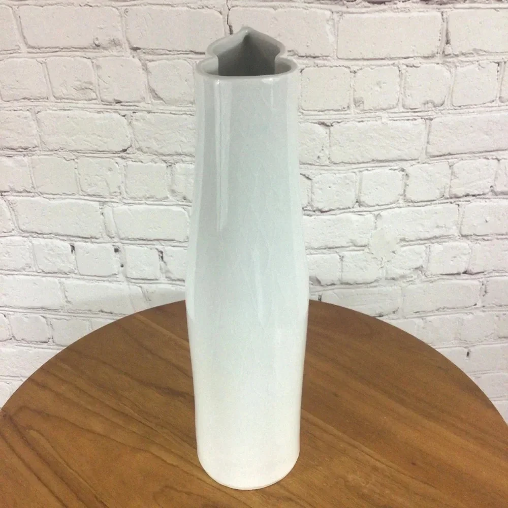 Vintage Royal Dux Bohemia Hand Painted Ceramic Vase - RARE